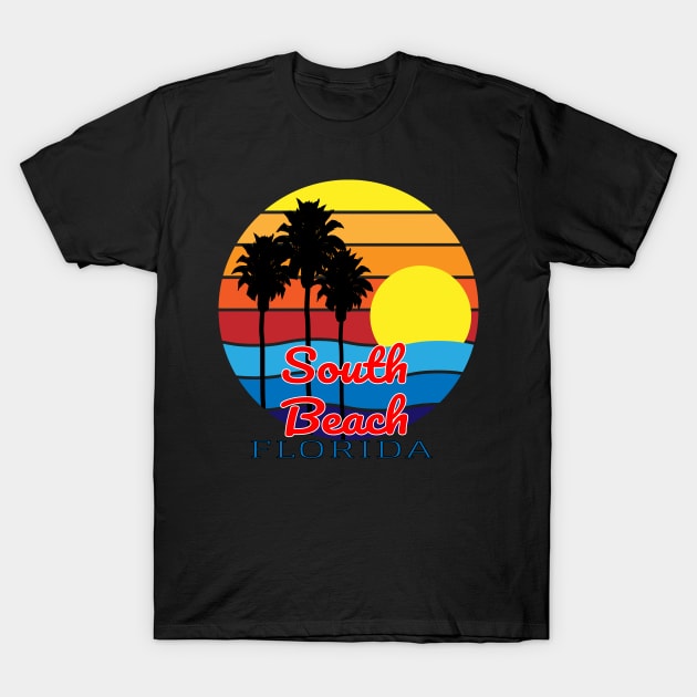 South Beach Florida T-Shirt by Journees